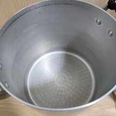 アルミ鍋 パスタ鍋 蒸し器 中古の画像