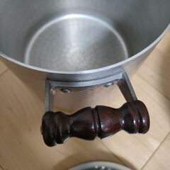 アルミ鍋 パスタ鍋 蒸し器 中古の画像