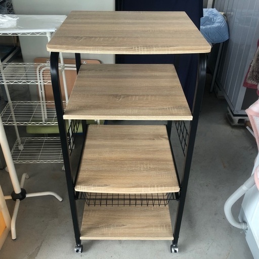 【美品】大型オーブンレンジ対応レンジ台
