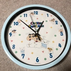 クレヨンしんちゃん　掛け時計　時計