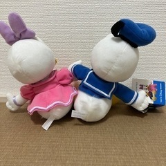 ディズニー　ドナルド　デイジー　マグネット　ぬいぐるみの画像