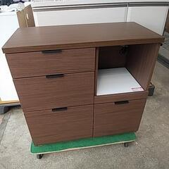 キッチン台　ニトリ　W900 茶