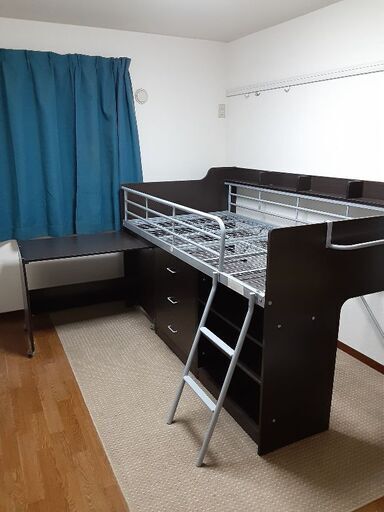 \u003c値下げしました\u003e２５日迄に引き取りお願いします    ニトリ　システムベッドデスク