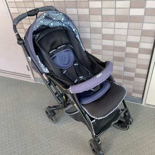 ピジョン ランフィリノン AB型ベビーカー ネイビー