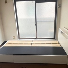 シングルベット　収納あり