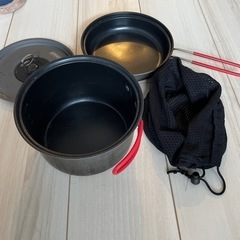 コールマン　キャンプ　アルミクッカーセット