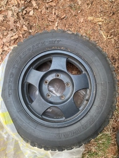 ジムニー　JA22 純正ホイール　タイヤ付き 4本セット