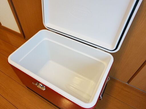 コールマン Coleman クーラーボックス 54QT スチールベルト レッド