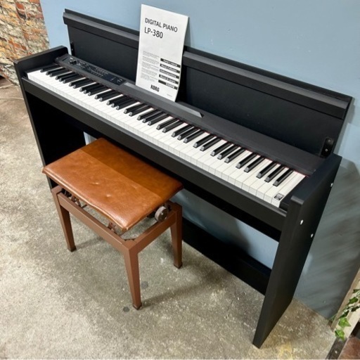 札幌市内配送無料 16年製 KORG コルグ 電子ピアノ LP-380 88鍵盤 動作品