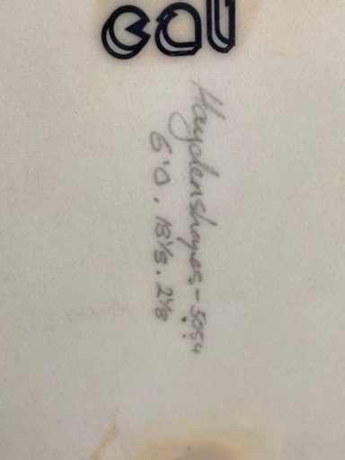 値下げしました！HS ヘイデンサーフボード　ブラックキャット