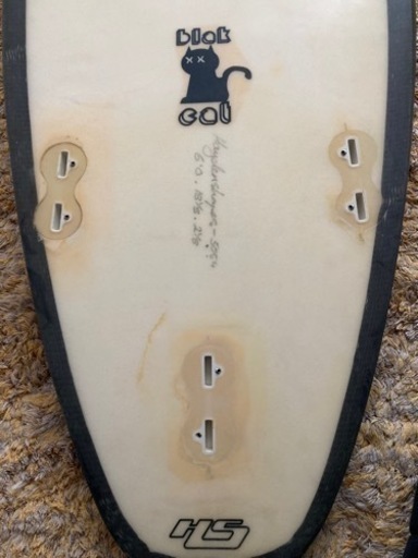 値下げしました！HS ヘイデンサーフボード　ブラックキャット