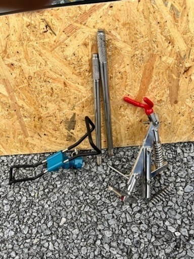 タマン釣りセット　ピトン　ロッドキーパー他