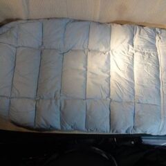 ベビーコクーン stockform 水色 寝袋 赤ちゃん 乳児 ２段階（70～80cm）bee Baby Cocoon おくるみ ベビー用品 ブルー 冬 防寒の画像