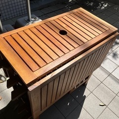 不二貿易 バタフライテーブル＆チェアー5点SET 