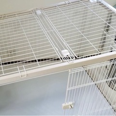 アイリスオーヤマのペットゲージ 屋根付き の画像