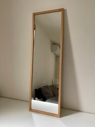 無印良品　壁に付けられる家具　ミラー
