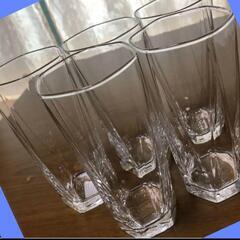 差し上げます♪TRIANGLEグラス５個セットの画像