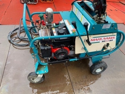 丸山 自走式 セット動噴 MSA413M中古動力噴霧器 、規格10X130M埼玉県