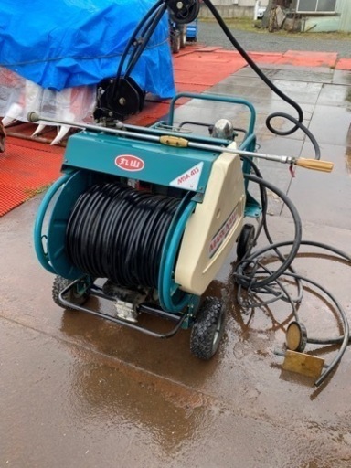 丸山 自走式 セット動噴 MSA413M中古動力噴霧器 、規格10X130M埼玉県