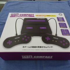 SFC用互換機 16ビットコンパクト スーパーファミコン ゲーム機 16BIT COMPACT 札幌 西岡店の画像