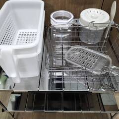【お譲り先決定】【あげます】ニトリシンク下ステンレス棚 他
