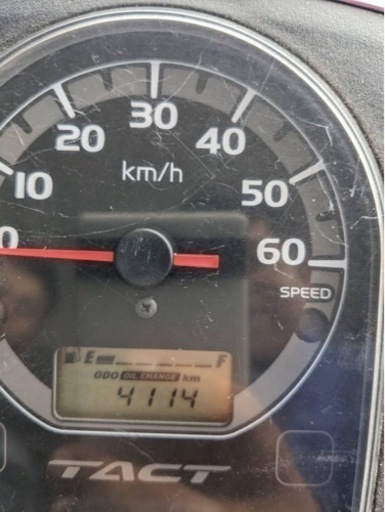 ✨激安価格✨原付✨美品‼️走行距離4114km‼️走行距離少ない‼️✨タクト✨ピンク✨後ろカゴ付✨ホンダ✨