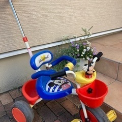 ミッキー 三輪車 ステップの中古が安い！激安で譲ります・無料で
