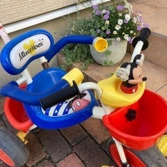 ミッキー　三輪車の画像