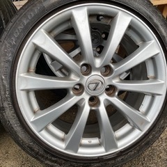 レクサスIS350 gse21 純正ホイール前後セットの画像