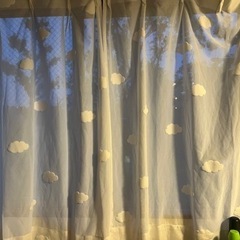 レースカーテン　100x108 2枚の画像