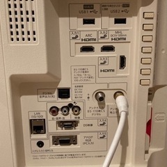 【美品】シャープ32V型AQUOSハイビジョン液晶テレビ ホワイトの画像