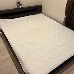 コアラマットレス クイーン フレーム付き（+ベッドパット）の画像