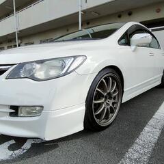 シビック★fd1　1800cc★XYZ車高調★ワークアルミ