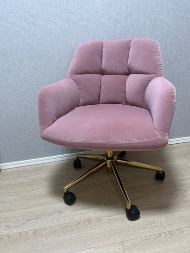 美品 ピンク ベロア調