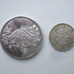 【記念貨】 1964 東京オリンピック 1000円 +  100円の画像