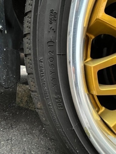 ワークスホイール　タイヤ付き　18インチ