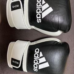 adidas ADISHORIボクシンググローブ10oz 黒