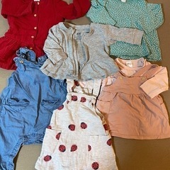 ベビー服　H &M女の子7枚セット