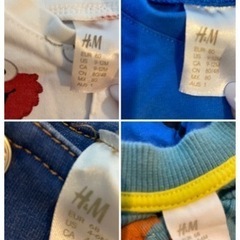 ベビー服　H &M男の子7枚セットの画像