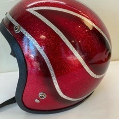 STERLING PRO RED ジェットヘルメット　 アメリカンレッド赤色　Mサイズ〜Lサイズの画像