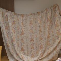 花柄の遮光カーテン 無料です！