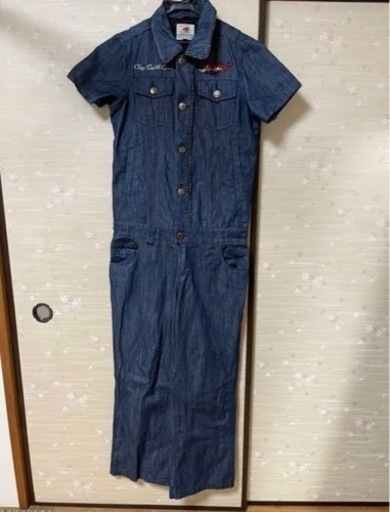 クレイスミス  つなぎ　セットアップ　半袖　デニム