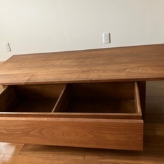 値下げしましま）リビングテーブルの画像