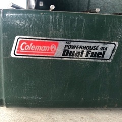 【Coleman 🫖 ツーバーナー】414H ⛽️ レギュラーガソリン，コンロ，ストーブ，の画像
