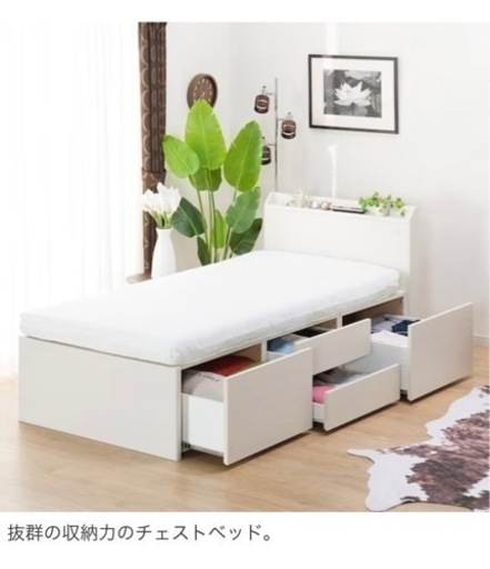 ニトリシングルベットフレーム （ジオLBRチェスト40T）