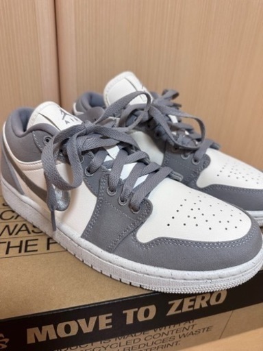 NIKE ジョーダン1 low ライトスチールグレー　25㎝