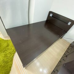 セミダブルベッドフレーム 跳ね上げベッド 大容量収納可能