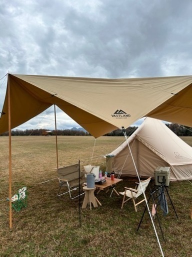 ヴァストランド　VASTLAND TCレクタタープ スクエア型 Lサイズ