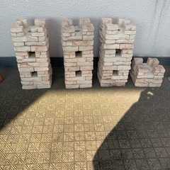ラティス&ソーラースタンド　レンガ　　10個セット