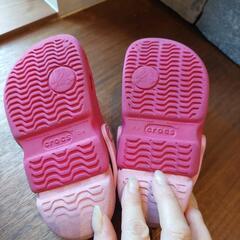 クロックス☆サンダル☆16.5cmの画像